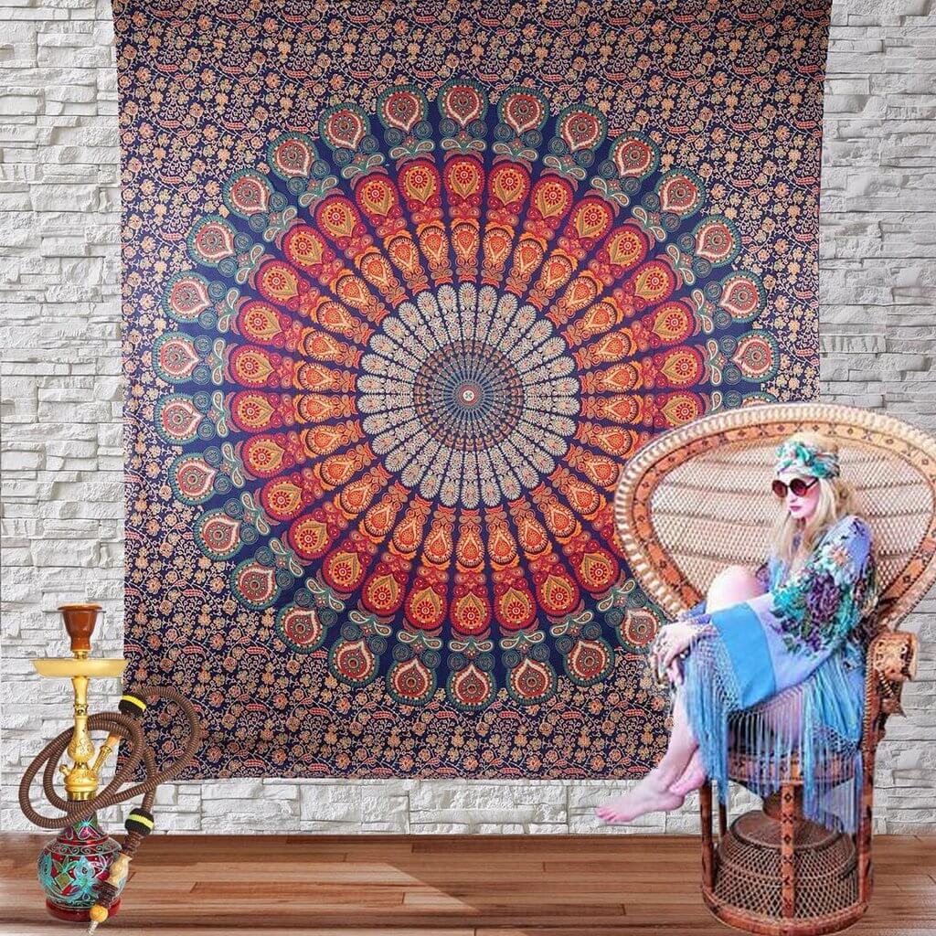 Multicolor Twin Hippie Mandala Beautiful Wall Hanging product image
