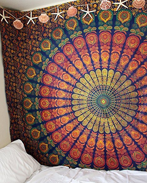 Multicolor Twin Hippie Mandala Beautiful Wall Hanging product image